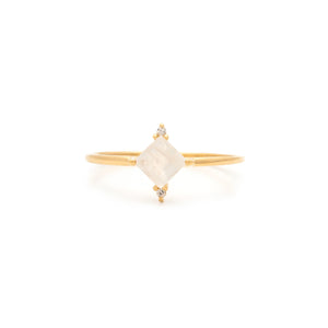 Mini Diana Moonstone Ring