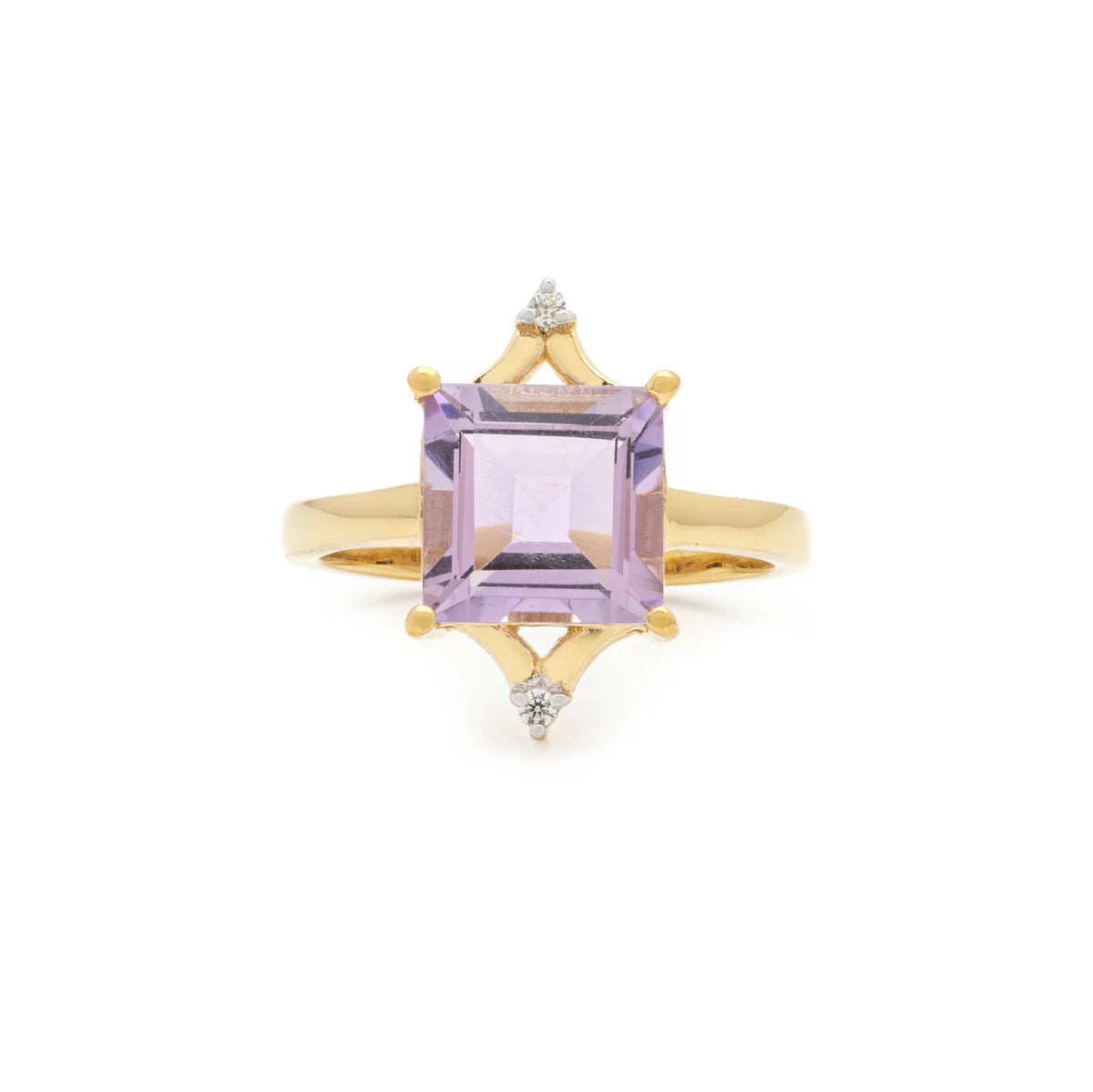 Diana Pink Amethyst Ring