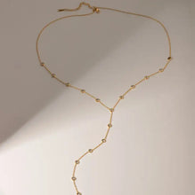 Lariat Diamonds Long necklace