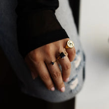 Mini Diana Black Onyx Ring