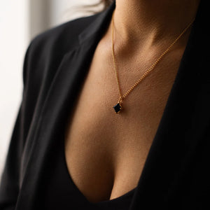 Diana Black Onyx Necklace
