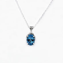 Temple of Athena Blue Topaz Pendant