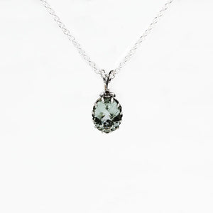 Caesarea Green Amethyst Pendant