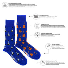 Acoustic Guitar & Electric Guitar Men's Socks