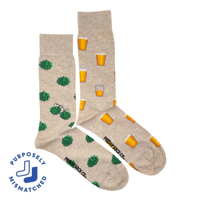 Beer & Hops Men's Socks