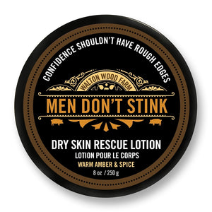 Men Don't Stink Dry Skin Rescue Lotion