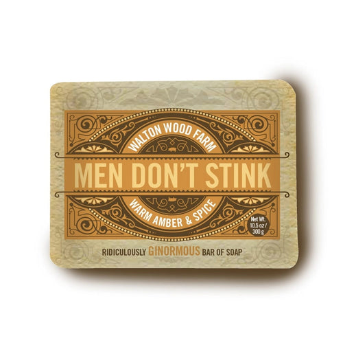 Men's Don't Stink Warm Amber & Spice Bar Soap