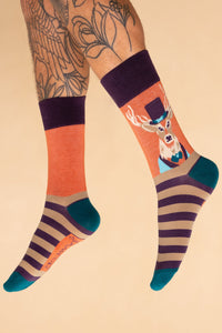 Woodland Gentry Stag Men's Socks