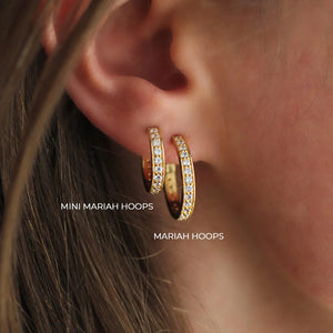 Mariah CZ Hoops