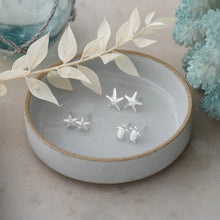 Maui Studs White Opalite