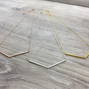 "V" Necklace