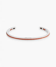 Navarch Autumn Red Silver 4mm Cuff