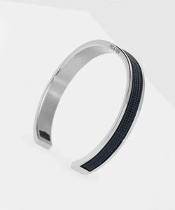 Navarch Navy Silver 9mm Cuff