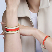 Vaporetto Bracelet Tangerine Orange & Sand White