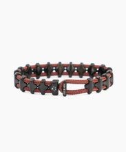 Bold Bob SO Velvet Red Black Bracelet