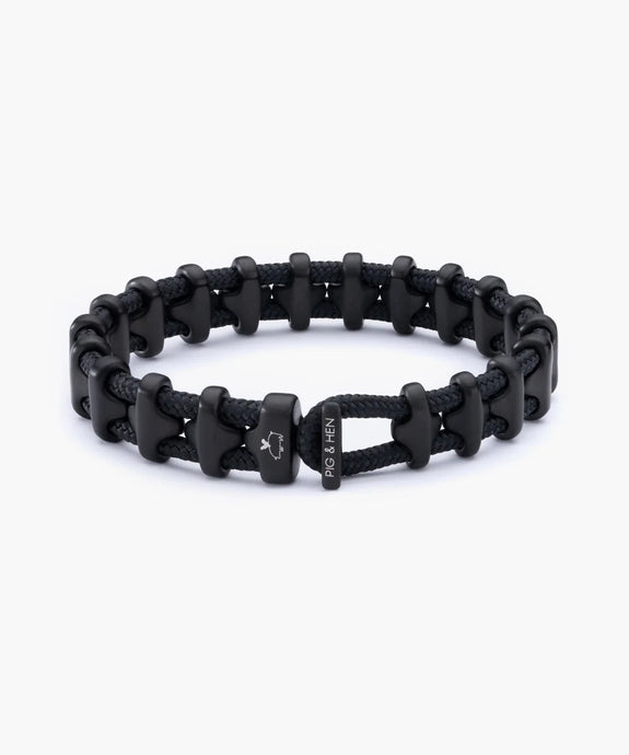 Bold Bob Black Bracelet