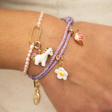 PEARL BRACELET WITH CHARMS