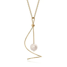 Pirouette White Pearl Necklace