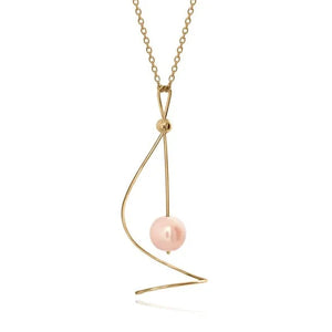 Pirouette Pink Pearl Necklace