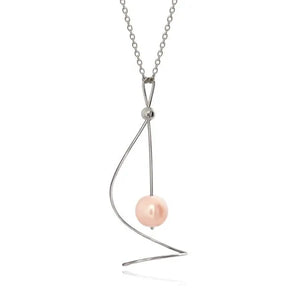 Pirouette Pink Pearl Necklace
