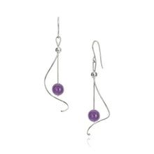 Pirouette Amethyst Earrings