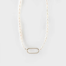 Pearl Necklace With a Charm 