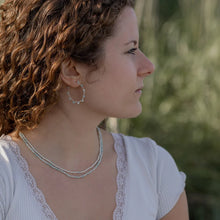 Pritti Hoops Amazonite