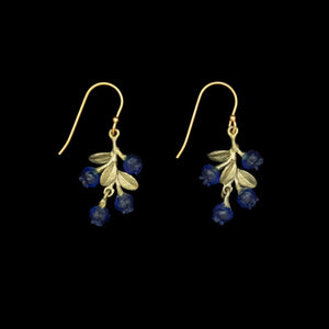 Petite Blueberry Dangle Earrings