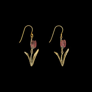 Tulip Earrings Pink
