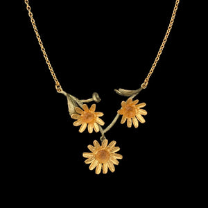 Yellow Butter Daisy Necklace