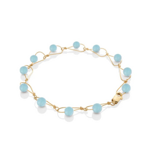 Rain Aquamarine Bracelet