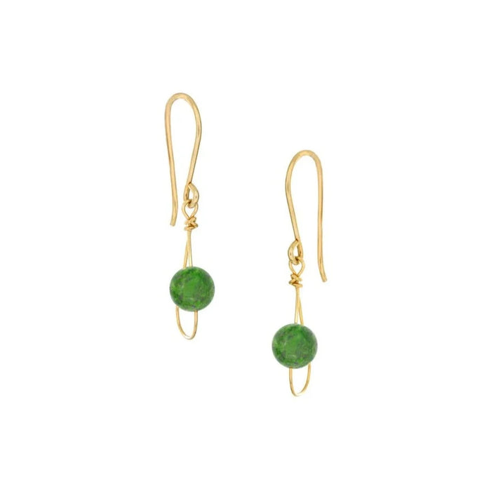 Rain Jade Single Earrings
