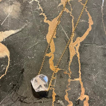 Element Rock Crystal Quartz Slide Necklace