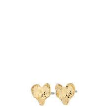 Ryan Hammered Heart Earrings