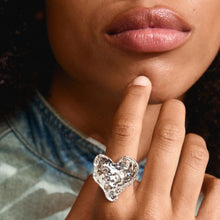 Ryan Hammered Heart Ring