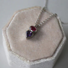 Refract Ruby & Amethyst Necklace