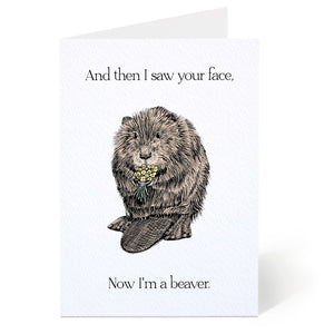Now I'M A Beaver Greeting Card