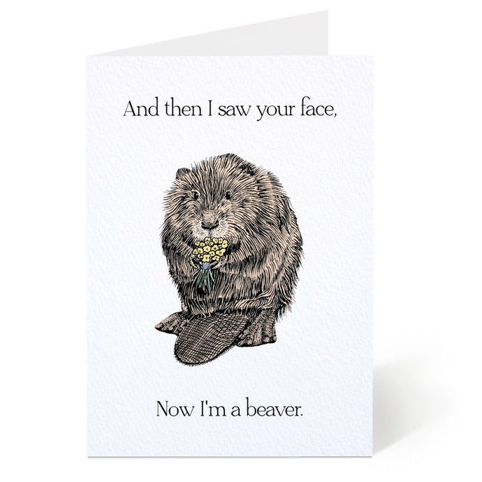 Now I'M A Beaver Greeting Card