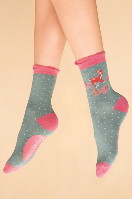 Vintage Fawn Women's Ankle Socks