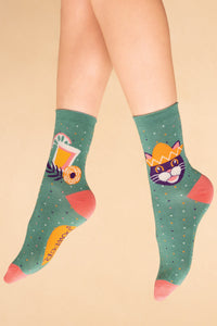 Mexicat Women's Ankle Socks