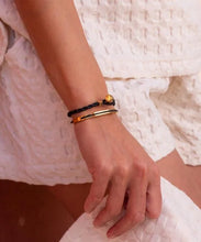 Women's Ed Black Gold Bracelet