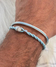 Easy Ed Sky Blue Silver Bracelet