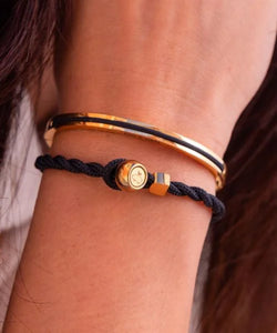 Women's Ed Black Gold Bracelet