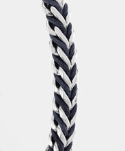 Catena Foxtail Navy Silver Bracelet
