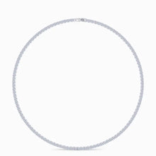 Silver tennis necklace 
