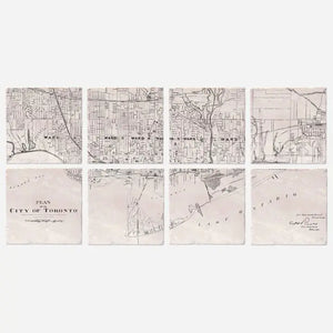 Toronto 1901 Maps Coasters