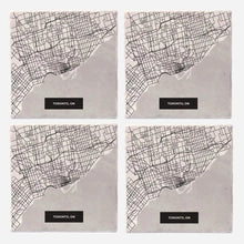 Toronto Modern Map Coasters