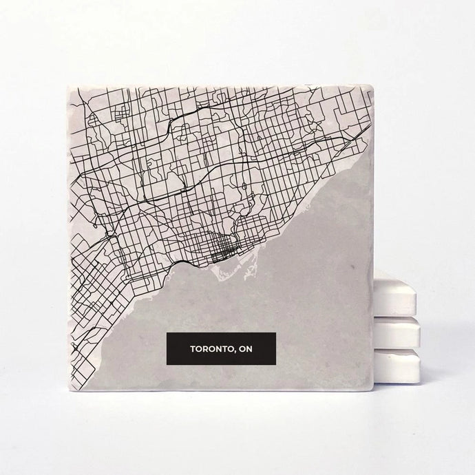 Toronto Modern Map Coasters