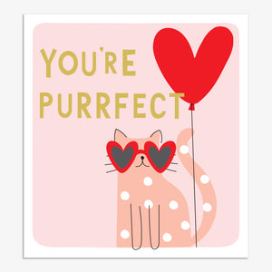 You're Purrfect Greeting Card