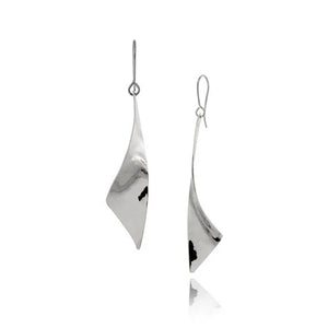 Viento Medium Silver Earrings